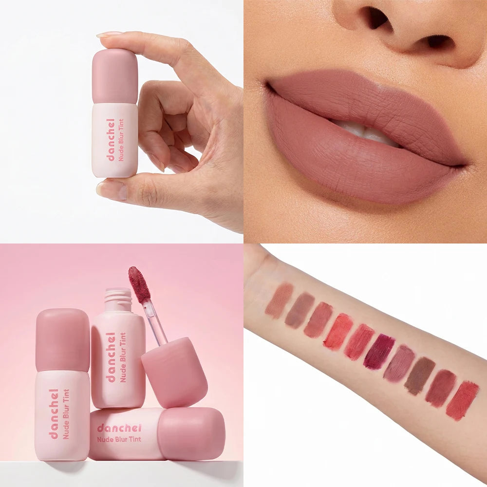 2-in-1 Velvet Matte Lip and Cheek Tint for Natural Daily Makeup