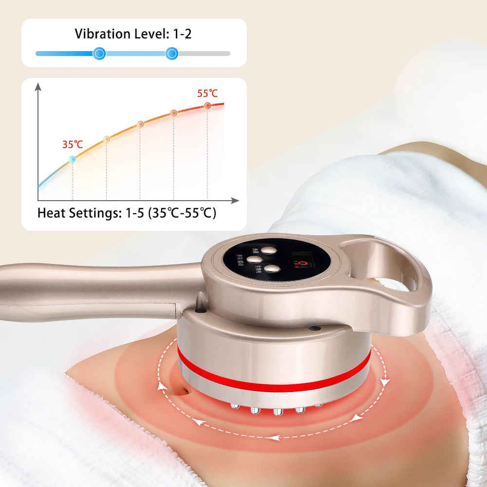Electric Microcurrent Meridian Body Massager for Cellulite and Relaxation - 3