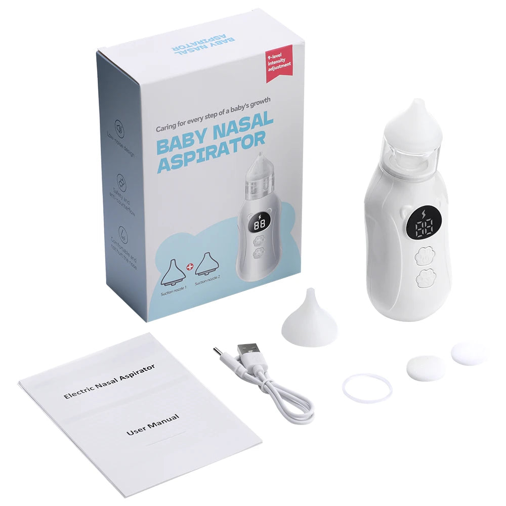Electric Baby Nasal Aspirator with Music and Suction Control