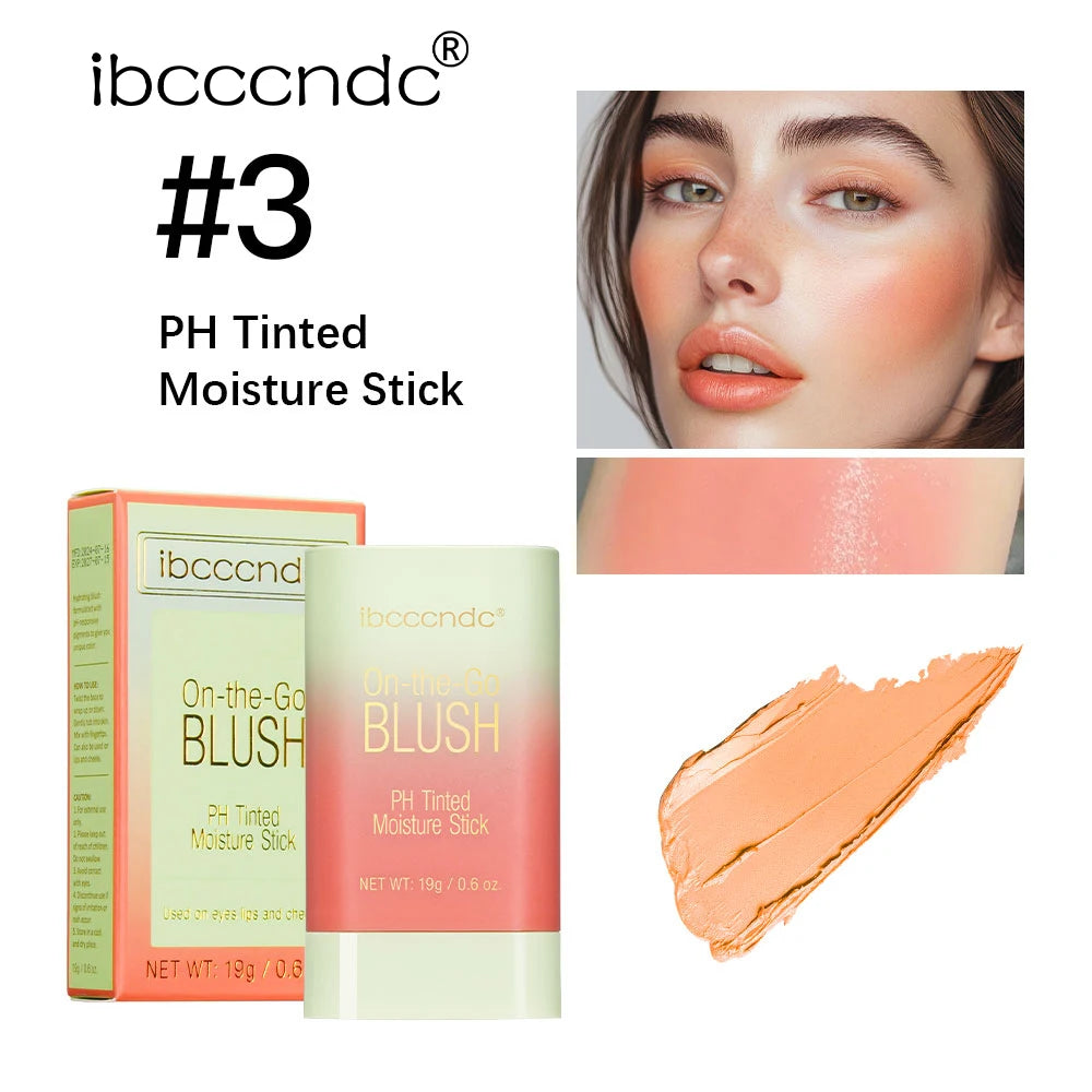 Tinted Moisturizing Blush Stick for Natural Cheeks, Eyes and Lips - 26