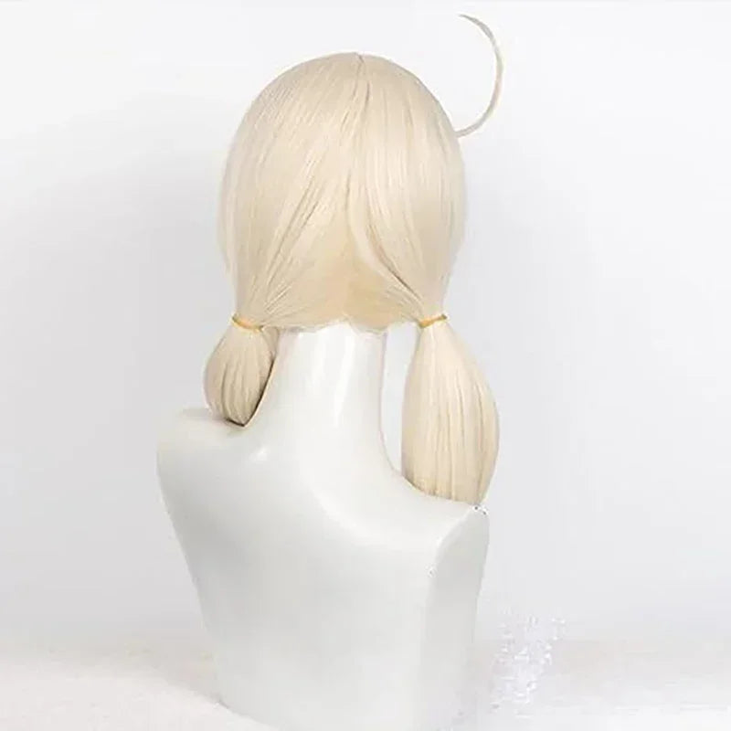 Short Silver Anime Cosplay Wig with Glasses and Lashes - 8