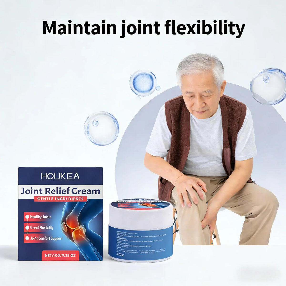Soothing Joint Relief Massage Cream for Muscle Pain and Flexibility