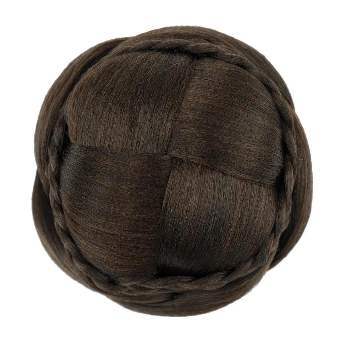 Handmade Braided Chignon Hair Bun Extension for Elegant Updos