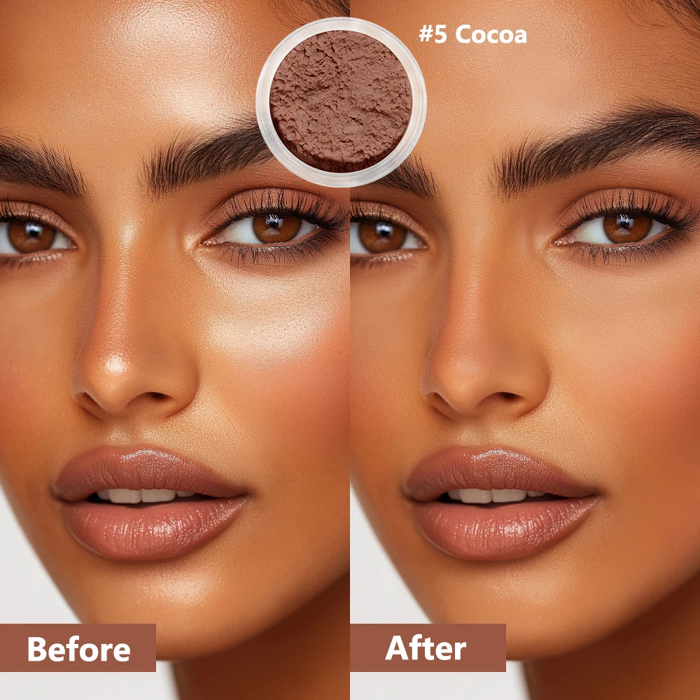 Oil-Absorbing Matte Setting Powder for Long-Lasting Flawless Makeup