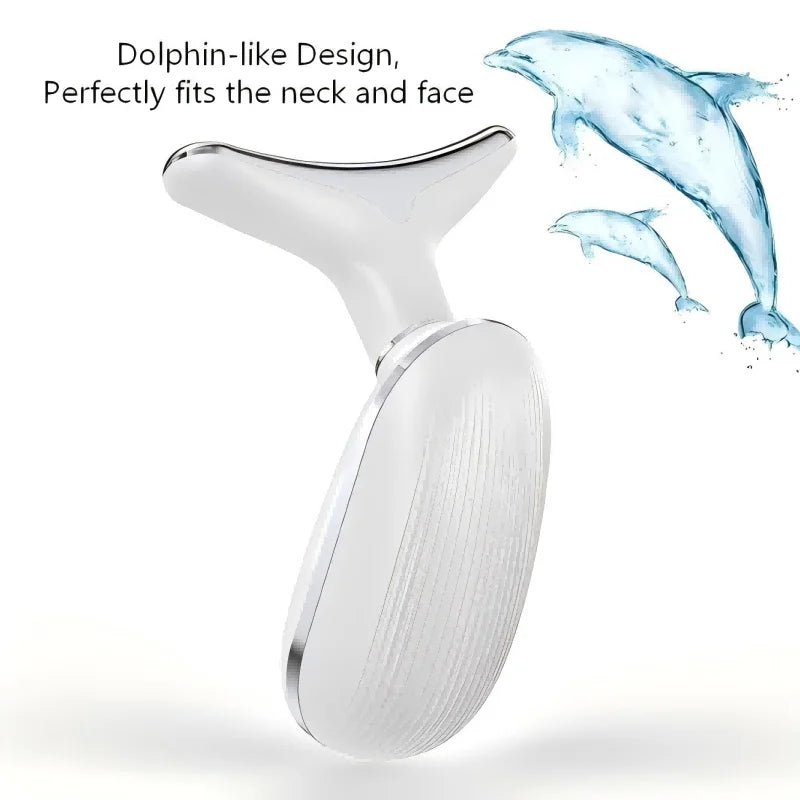Red Light LED Facial and Neck Massager for Skin Tightening and Sculpting - 12