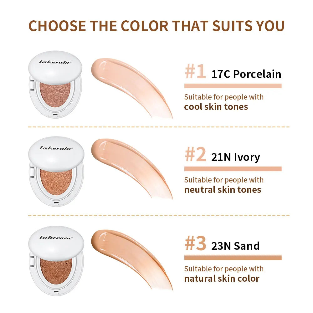 Dewy Glow Hydrating Air Cushion Foundation for Natural Radiant Skin - 4