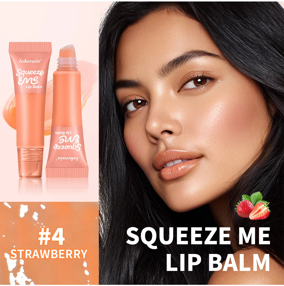 Hydrating Squeeze Lip Balm for Deep Moisture and Sheer Tinted Care
