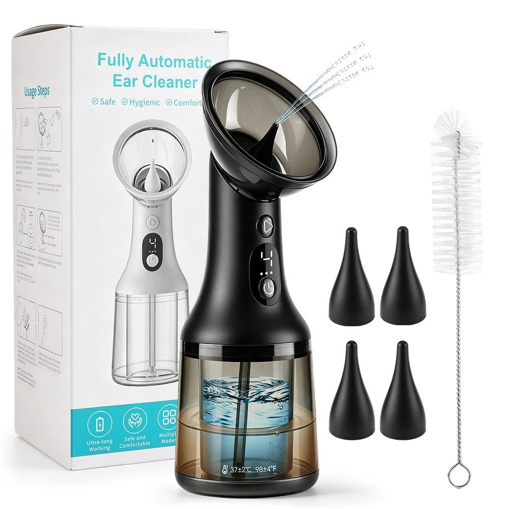 Electric Ear Wax Removal Irrigator with Dual Water Tank System