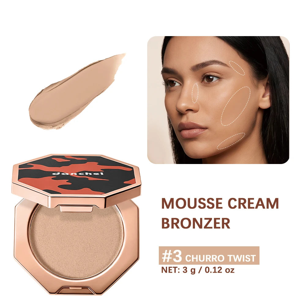 Long-Lasting Cream Mousse Bronzer for Natural Sculpting and Definition - 25