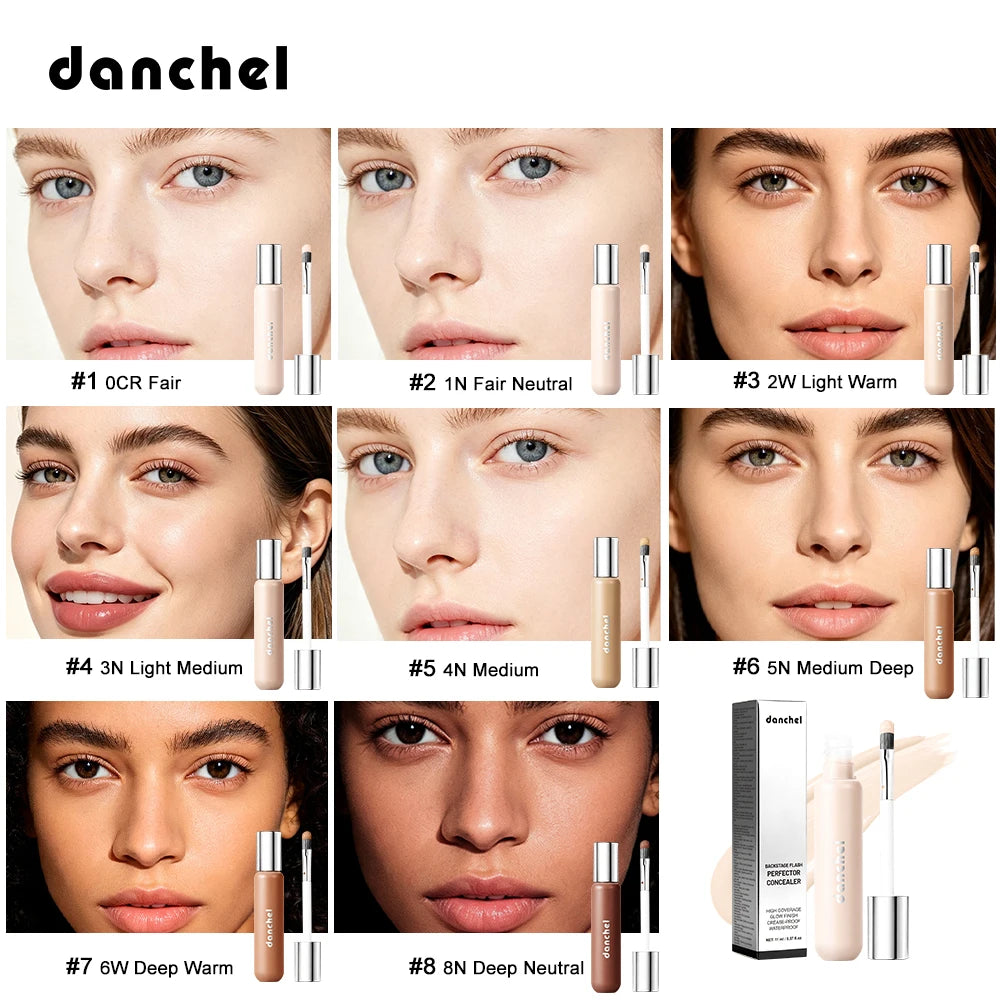 Full Coverage Waterproof Liquid Concealer for Face and Body Makeup - 2