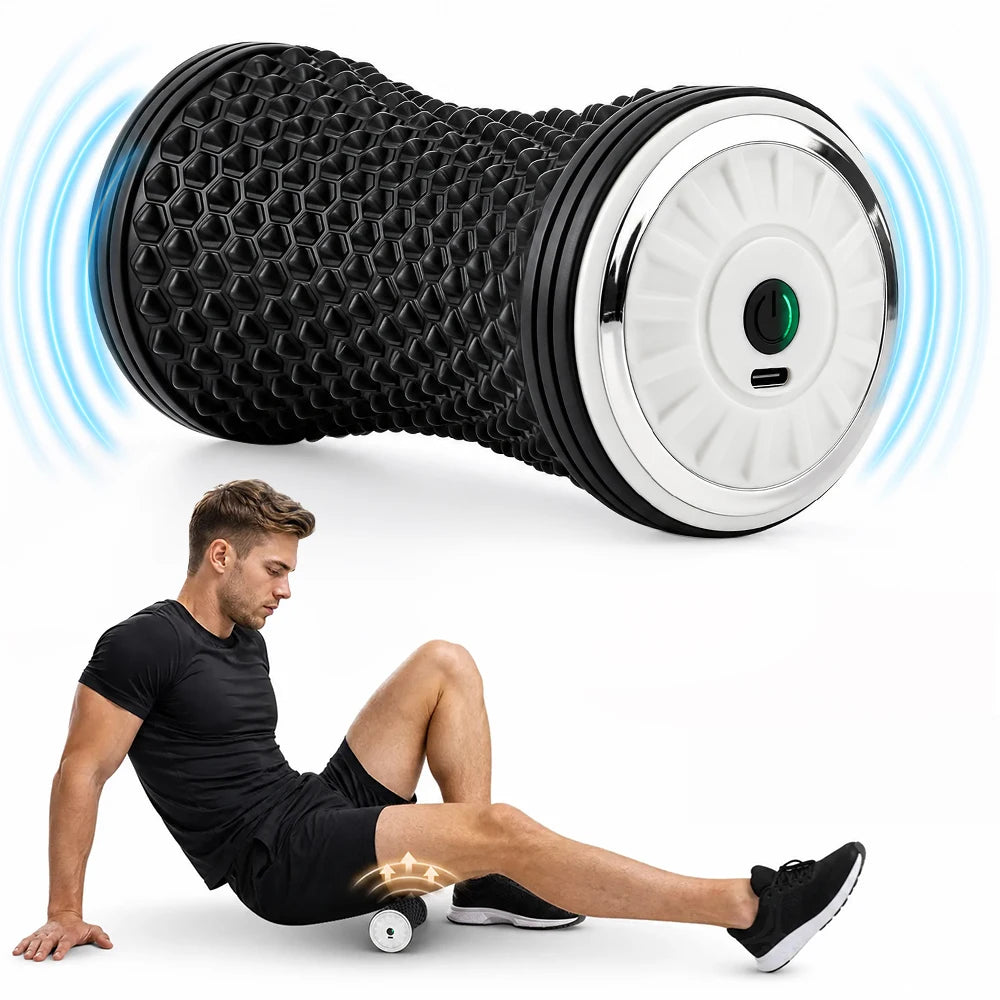Electric Vibrating Massage Roller for Deep Muscle Recovery and Relief - 16