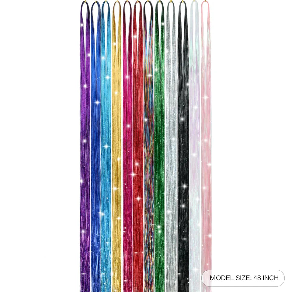 Sparkling Fairy Hair Tinsel Kit with Application Tools
