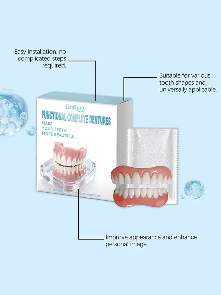 Instant Smile Temporary Dentures for Natural Looking Teeth