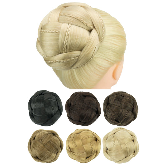 Braided Chignon Hair Bun Extension for Elegant Updos