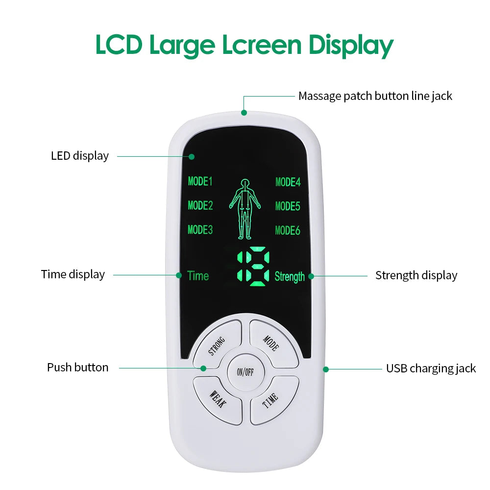 Portable Electric Neck and Body Muscle Massager for Pain Relief