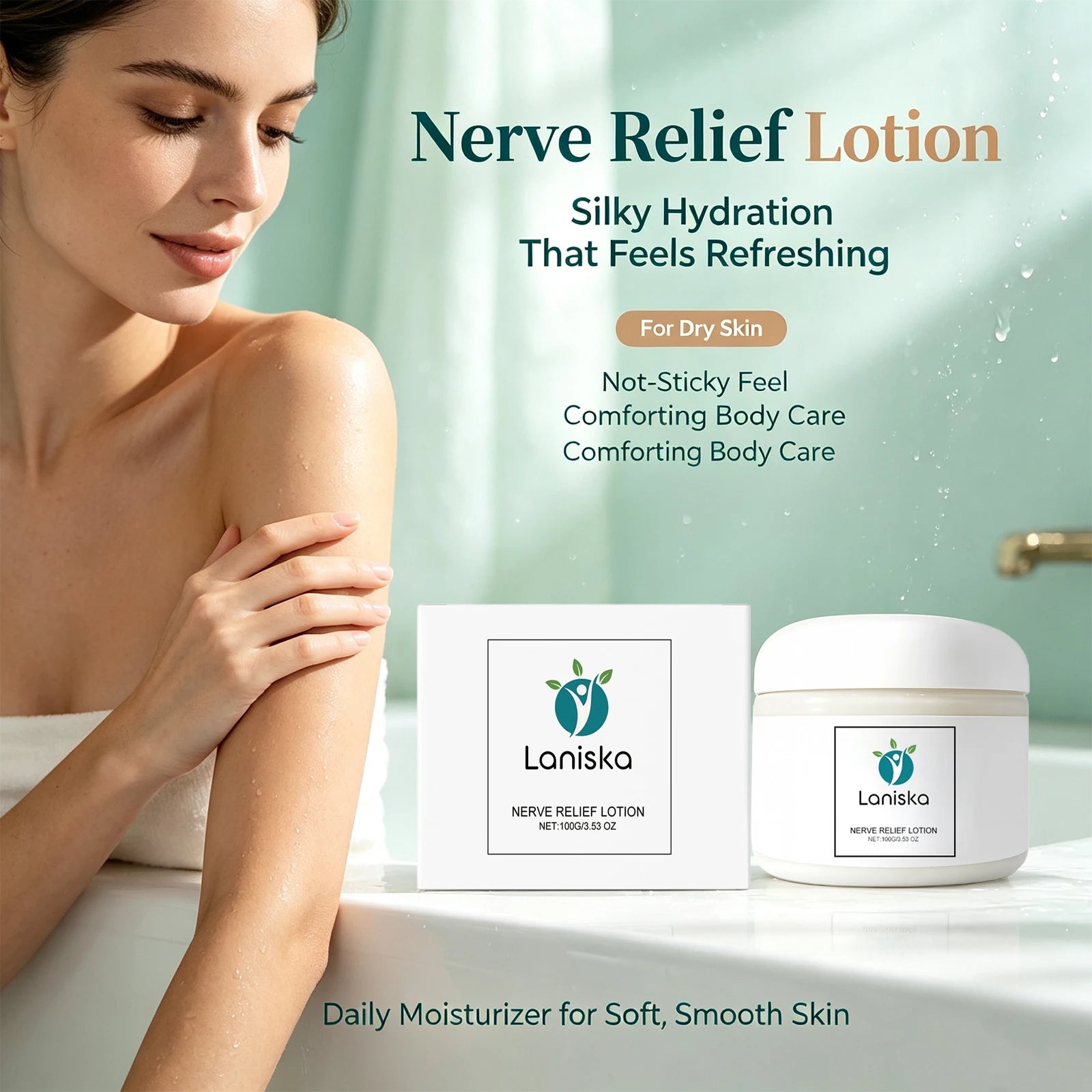 Soothing Nerve Relief Lotion for Tired Body Skin and Muscle Discomfort - 4