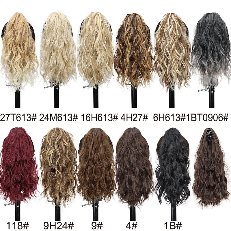 14-Inch Curly Claw Clip Ponytail Hair Extension - 3