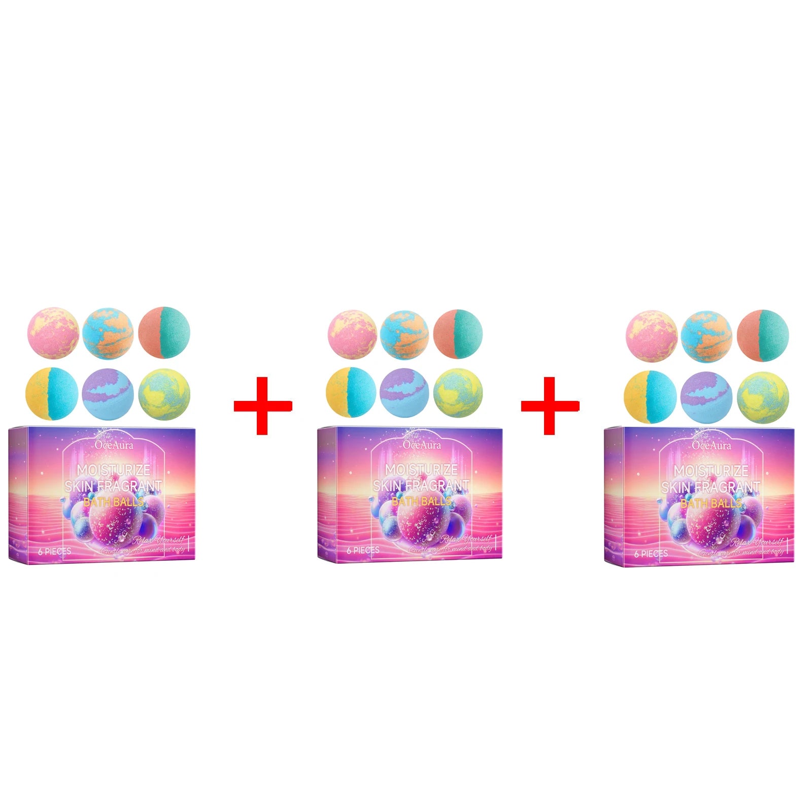 Aromatherapy Bath Bombs for Stress Relief and Moisturizing Skin Care - 9