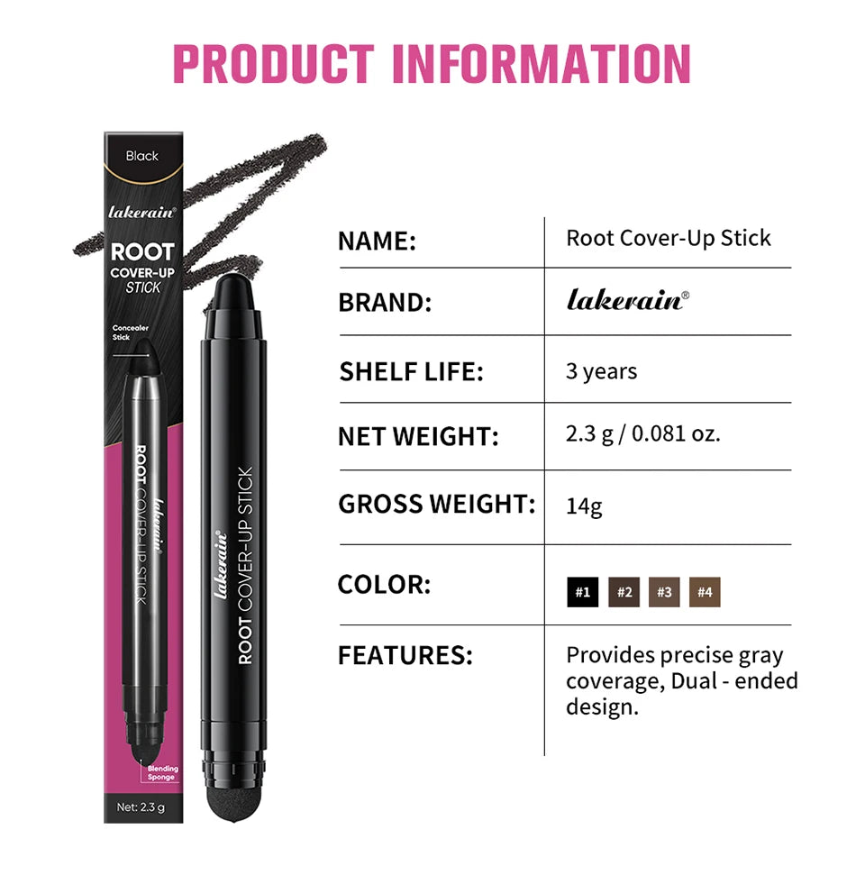 Instant Root Cover-Up Stick for Gray Hair and Hairline Concealer