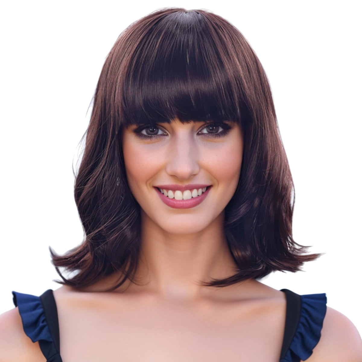 Short Wavy Synthetic Wig for Daily Wear and Cosplay