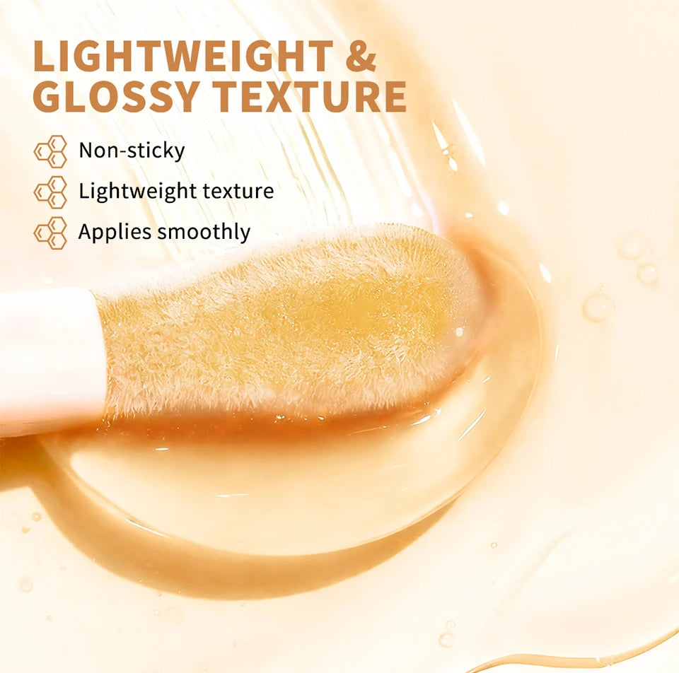 Honey and Chocolate Moisturizing Lip Gloss Set for Hydrated Lips - 13