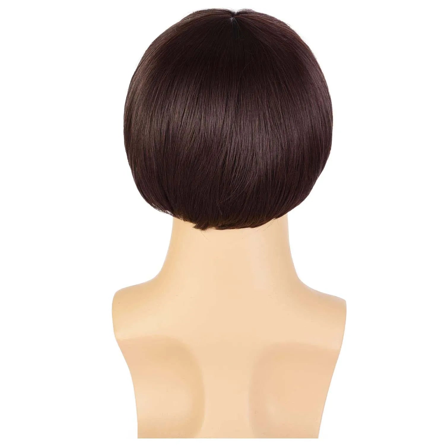 Short Bowl Cut Synthetic Cosplay Wig for Parties and Anime Costumes - 4