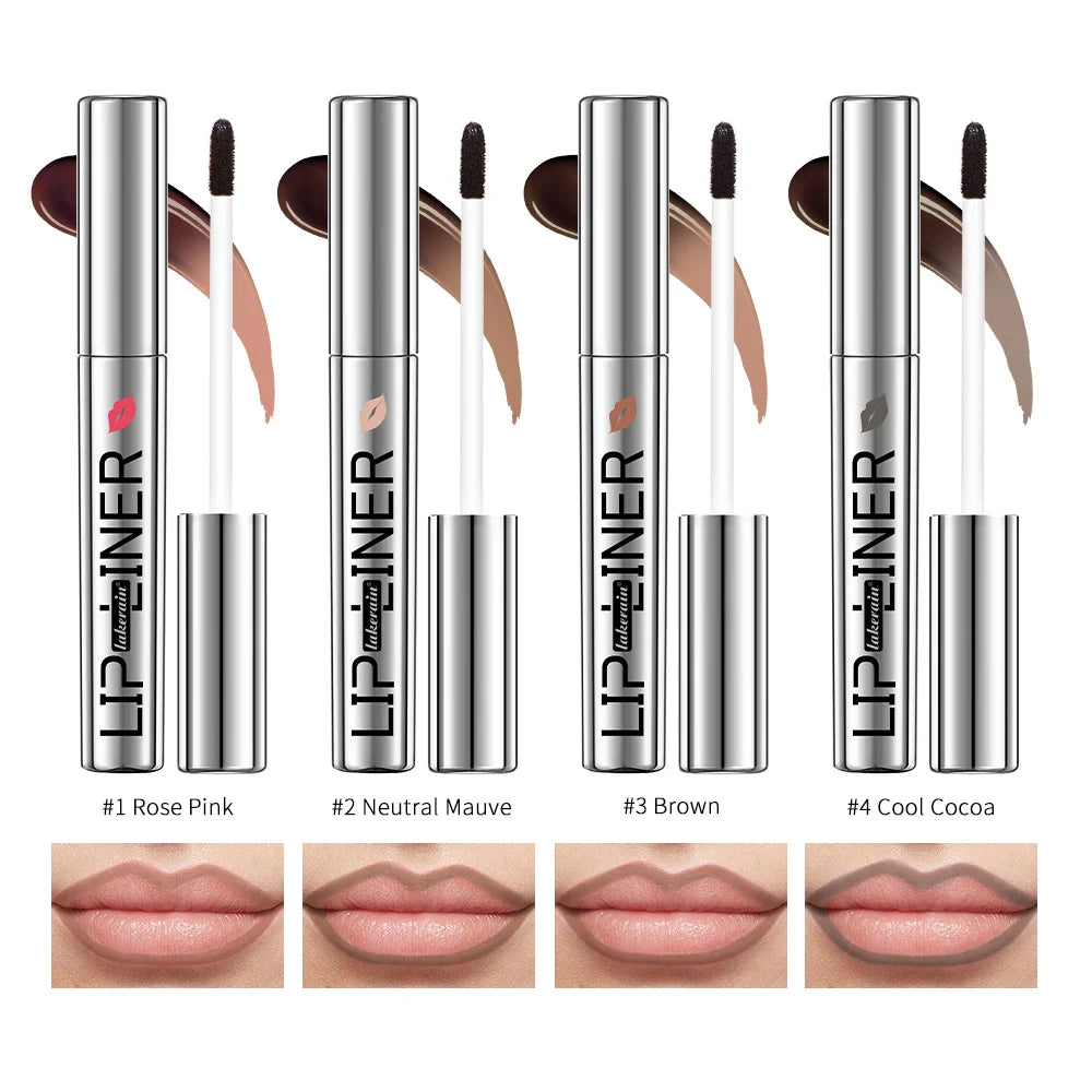 Peel-Off Tattoo Lip Liner for Long-Lasting Waterproof Smudge-Proof Color - 28