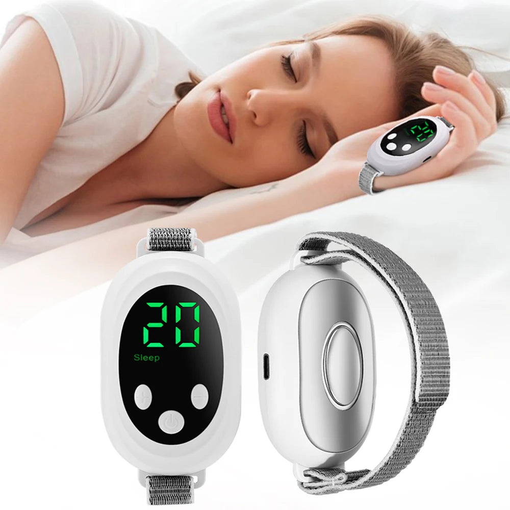 Handheld Micro-Current Sleep Aid Device for Anxiety and Stress Relief