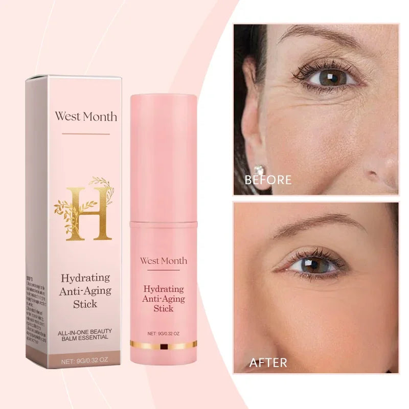 Collagen Anti-Aging Moisturizing Balm Stick for Face Wrinkle Reduction