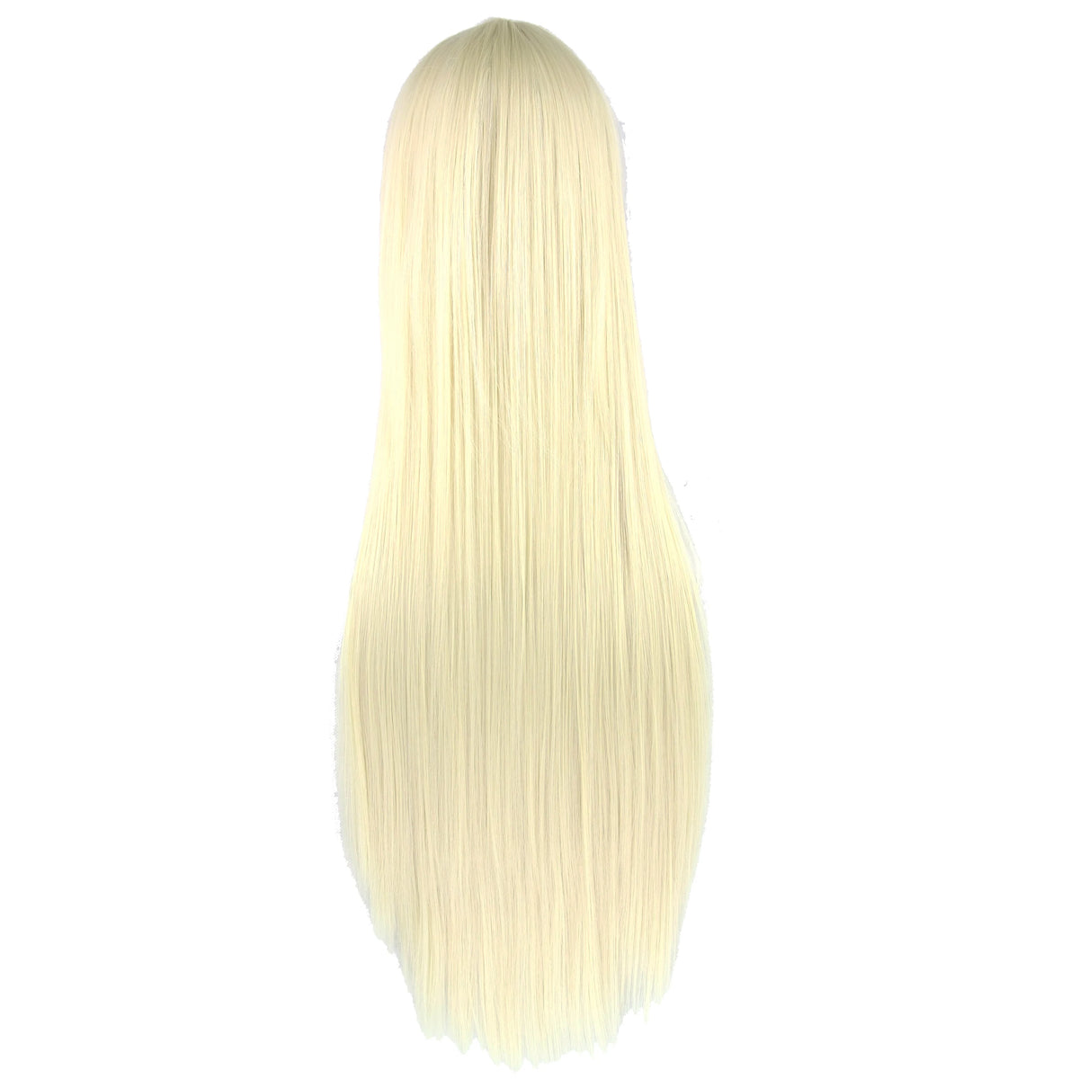Long Straight Blonde Cosplay Wig for Anime Costumes and Dress Up