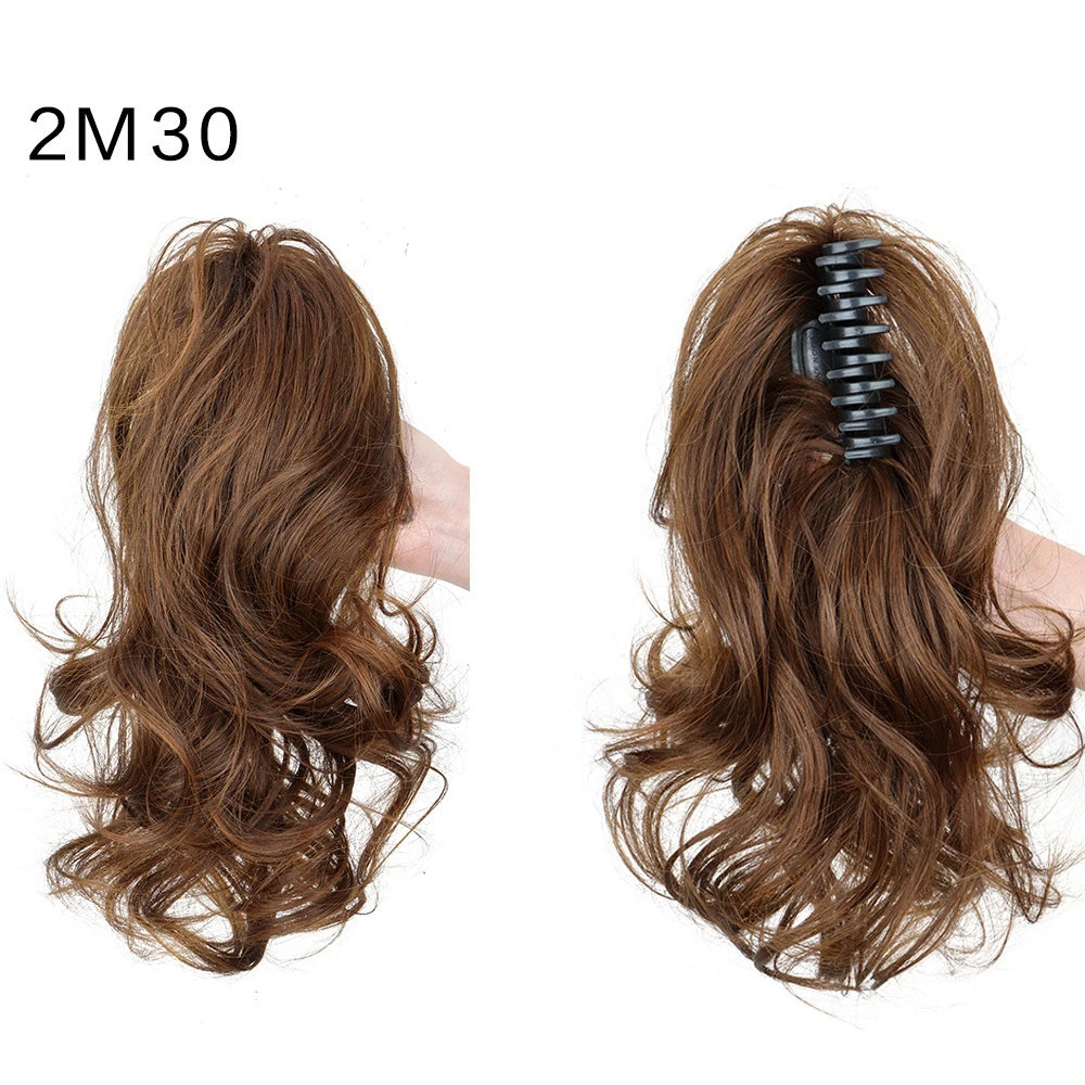 Curly Ponytail Claw Clip Hair Extension for Instant Voluminous Styles - 11
