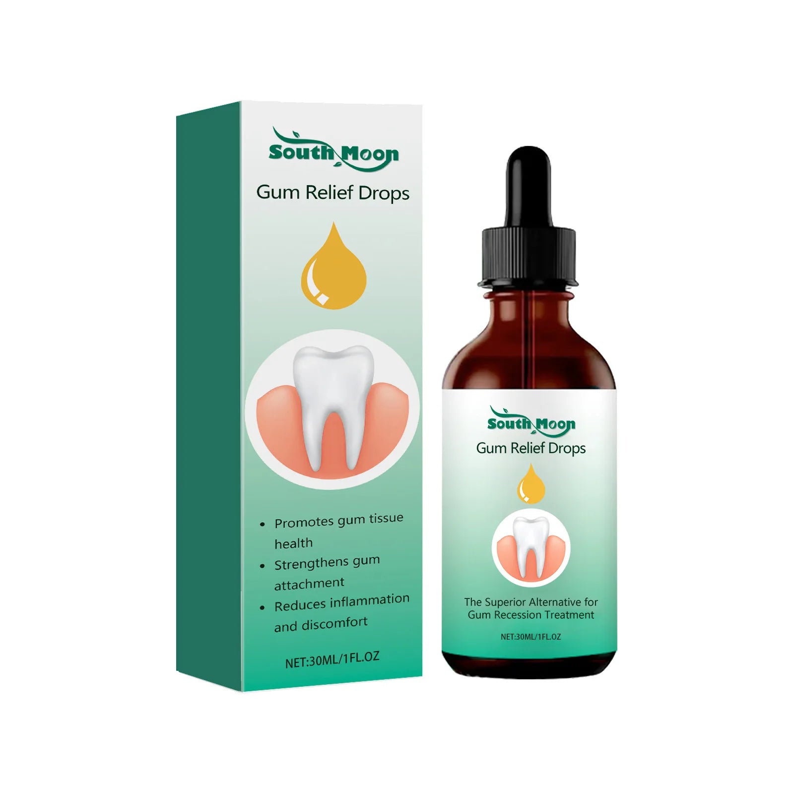 Natural Herbal Toothache and Gum Relief Drops for Oral Health Care - 16