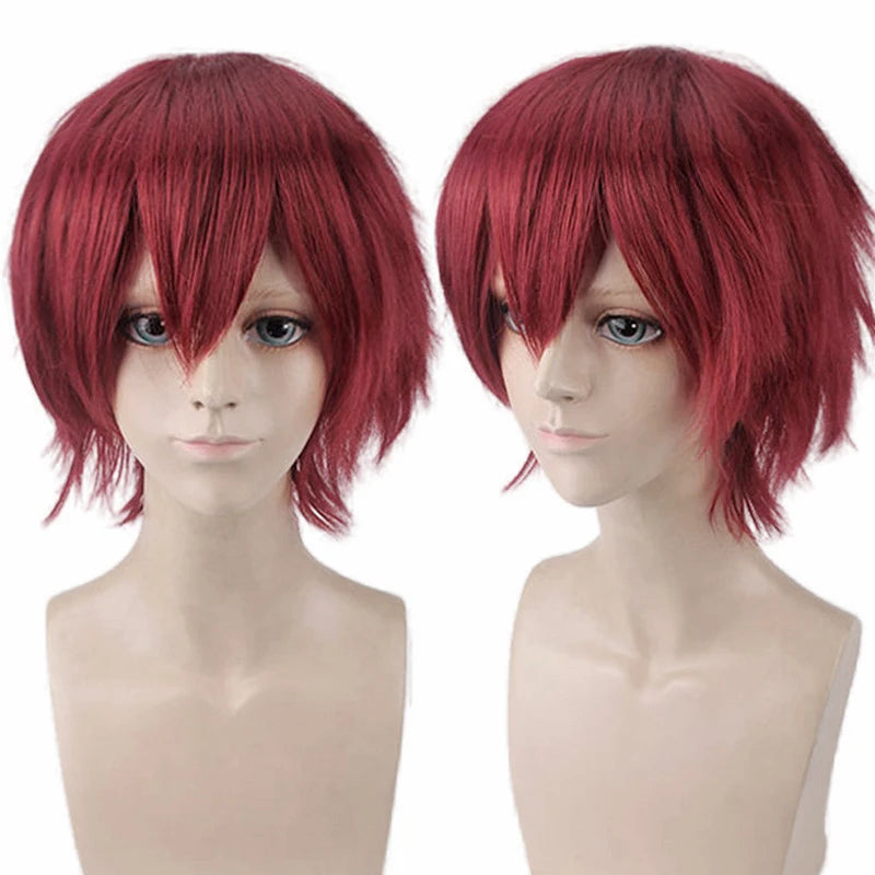 Short Bob Wig with Bangs for Cosplay and Daily Costume Parties - 5