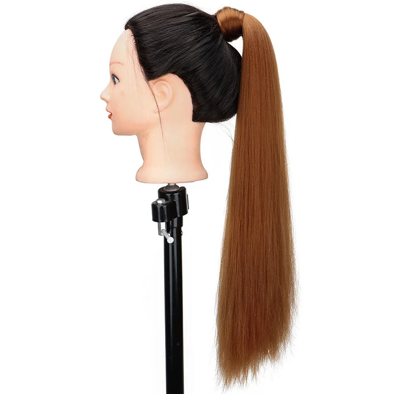 22-Inch Long Straight Synthetic Ponytail Extension