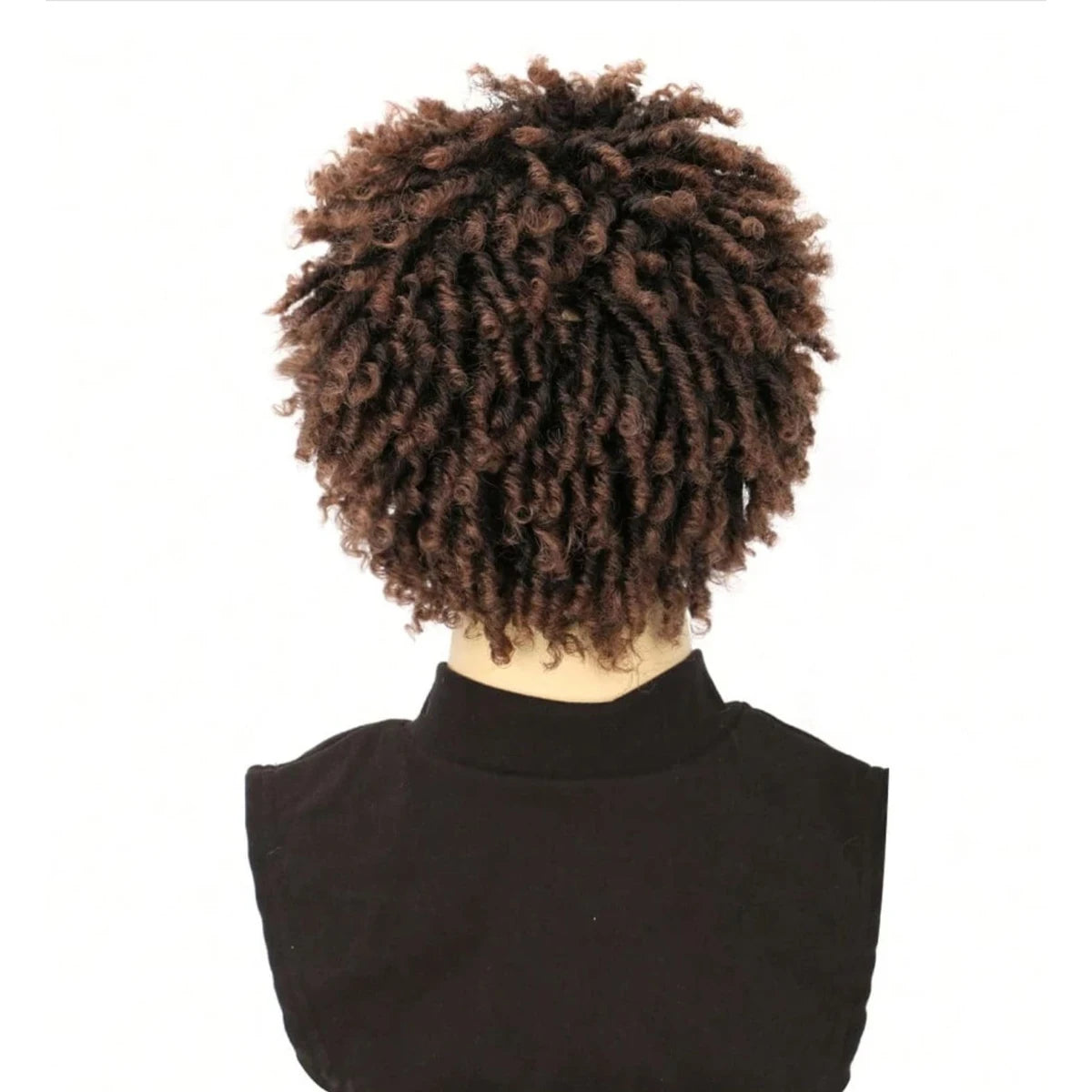 Short Braided Afro Dreadlock Wig for Men - 9