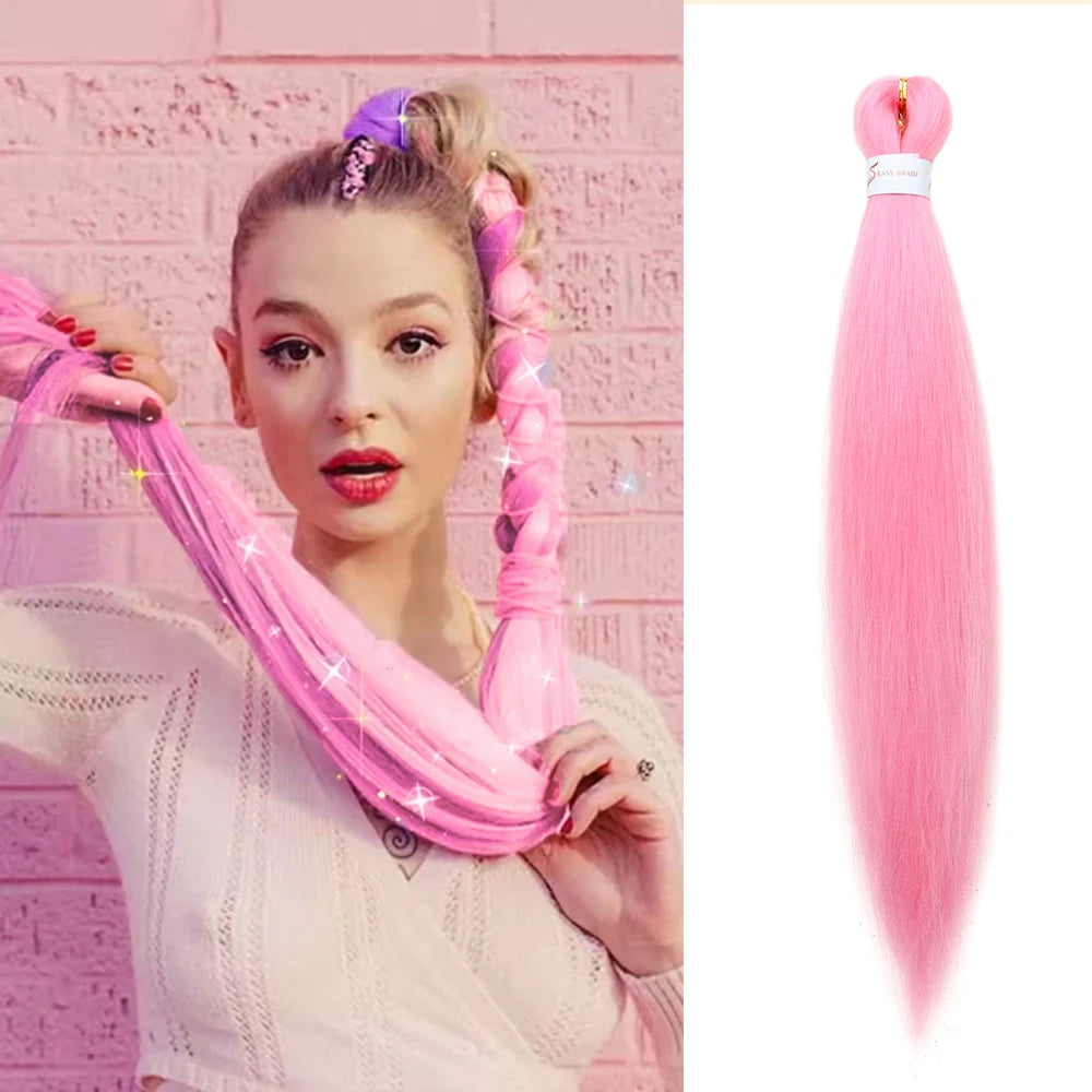 20 Inch Pre-Stretched Synthetic Braiding Hair Extensions - 1