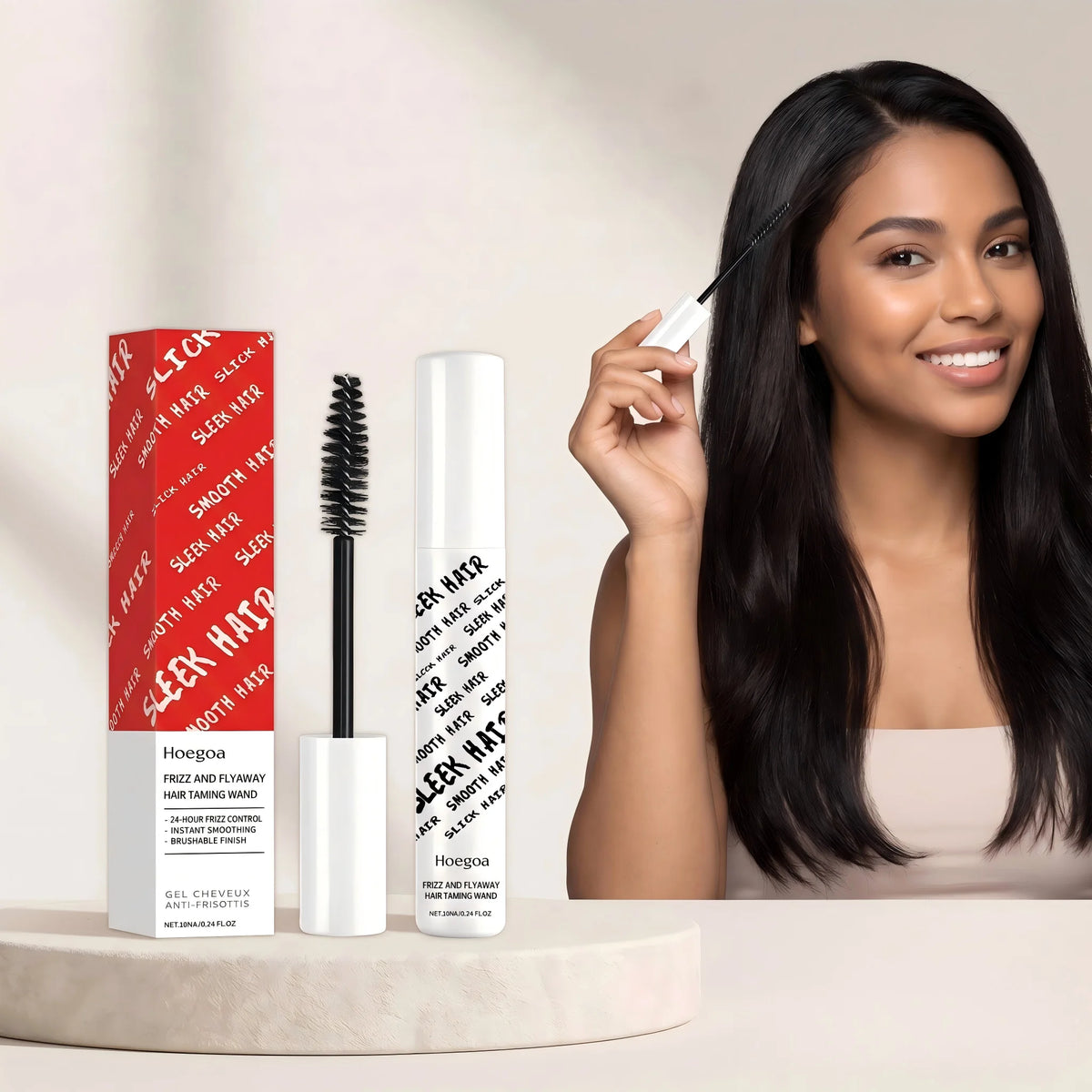 Anti-Frizz Hair Finishing Stick for Sleek Flyaway and Edge Control