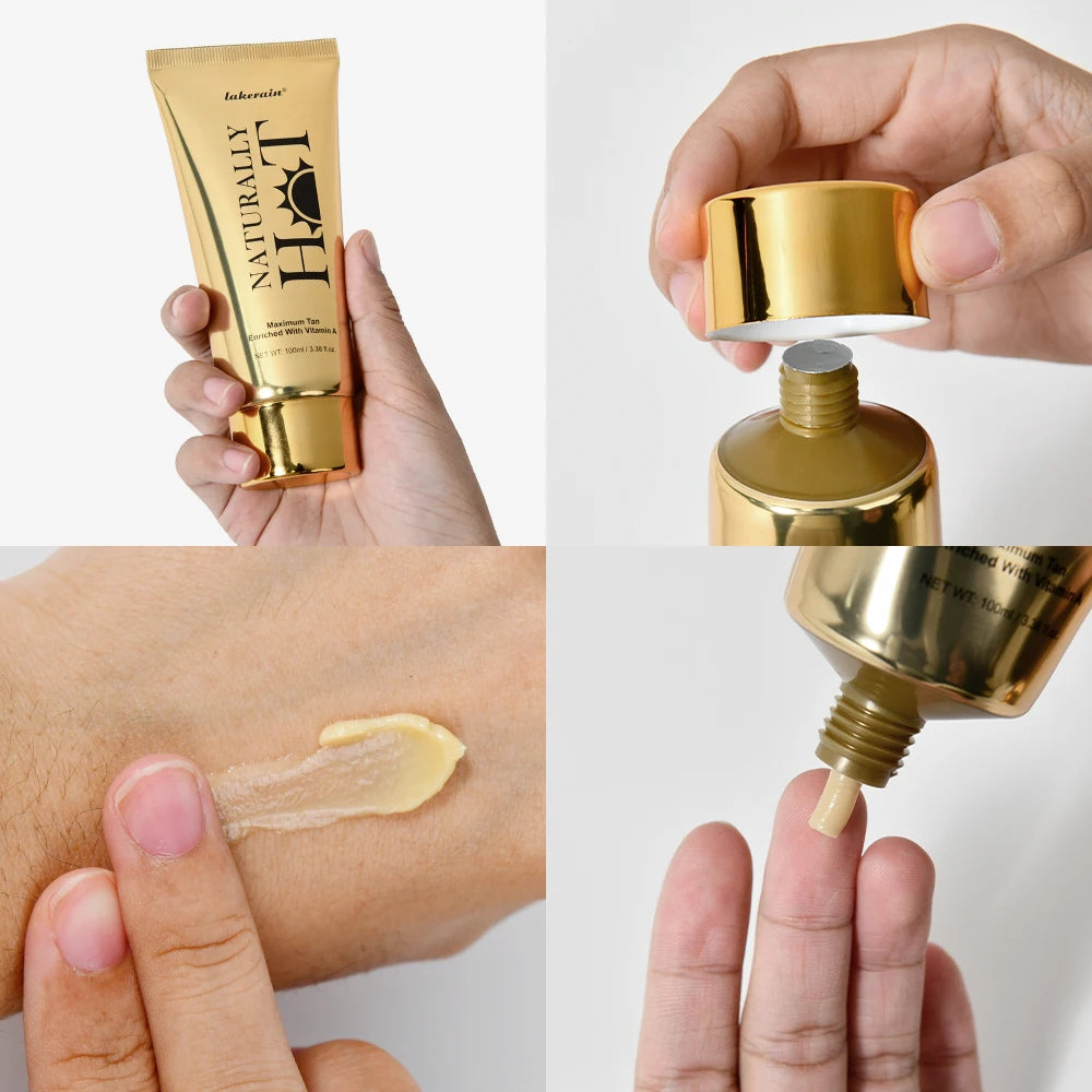 Naturally Hot Body Tanning Cream for a Long-Lasting Sun-Kissed Glow