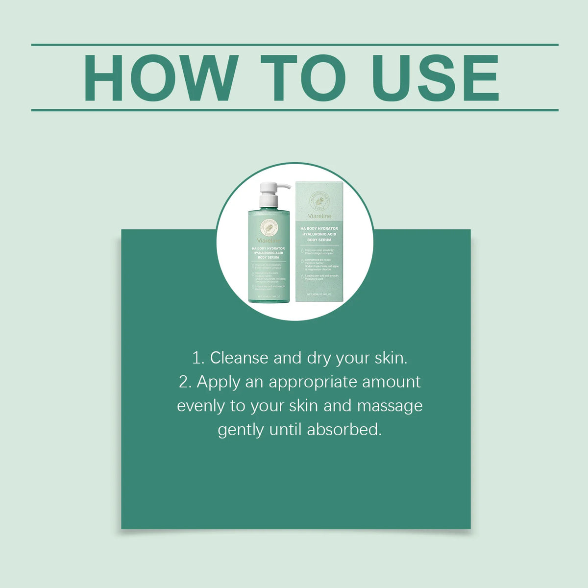 Hyaluronic Acid Body Serum for Deep Hydration and Smooth Skin