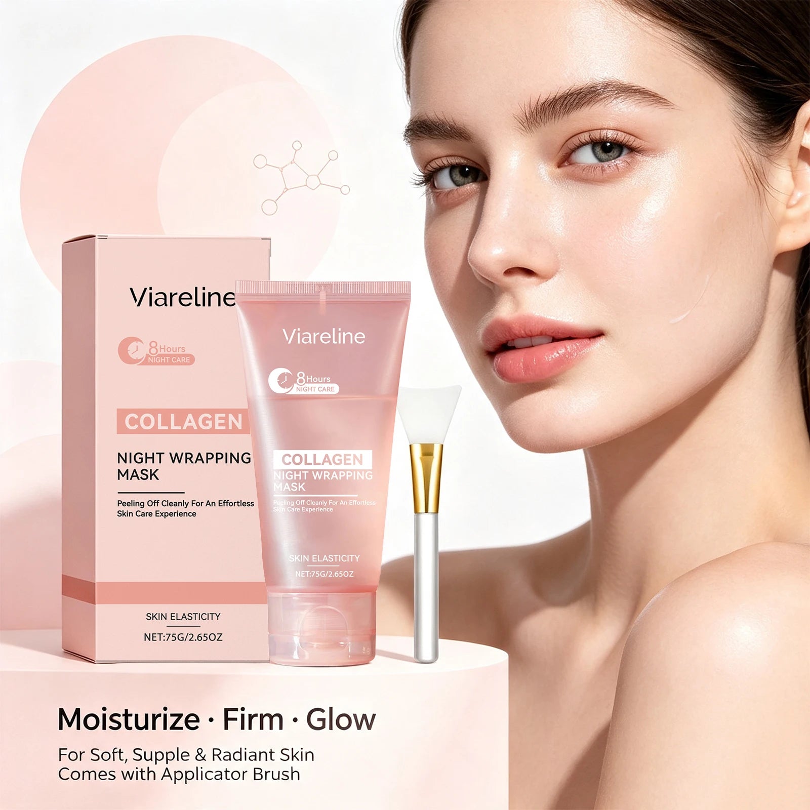 Collagen Overnight Firming Peel-Off Mask for Radiant and Plump Skin - 5