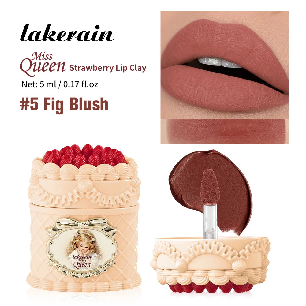 Strawberry Cake Soft Matte Lip Cream for Long Lasting Hydration