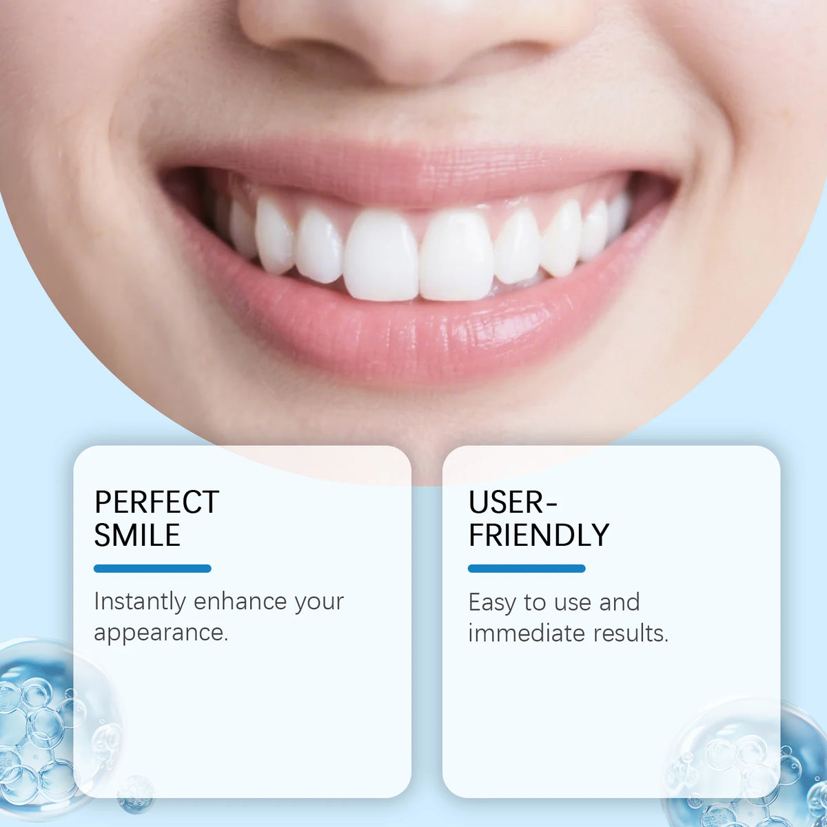 Temporary Cosmetic Denture Set for Instant Smile Transformation
