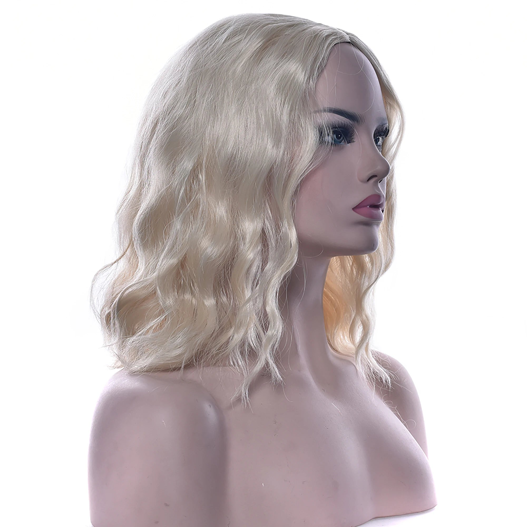 Short Curly Bob Wig for Daily Wear or Cosplay - 11