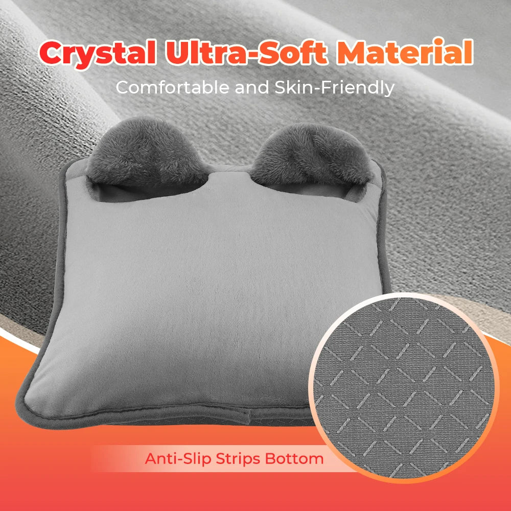 Electric Heated Foot Warmer with Adjustable Temperature and Timer