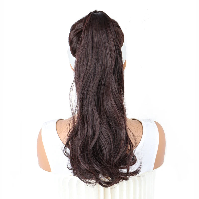 18-Inch Wavy Claw Clip Ponytail Hair Extension - 9