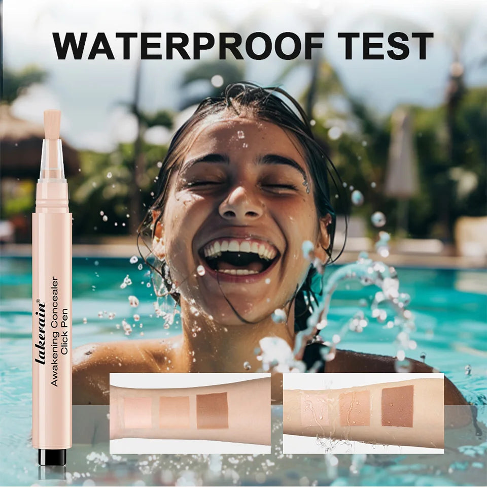 Waterproof Awakening Concealer Click Pen for Natural Brightening Coverage - 12