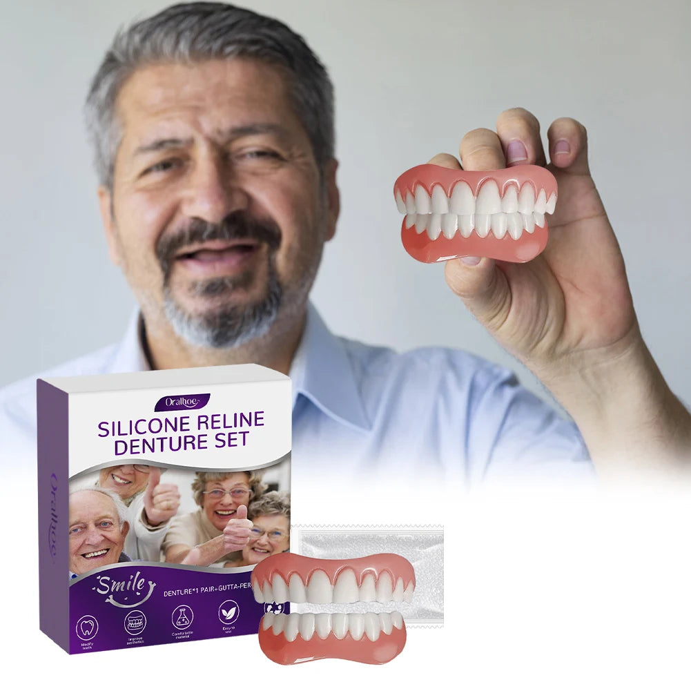 Professional Silicone Denture Reline and Comfort Fit Kit