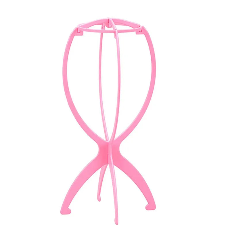 Portable Adjustable Folding Wig Stand for Styling and Display