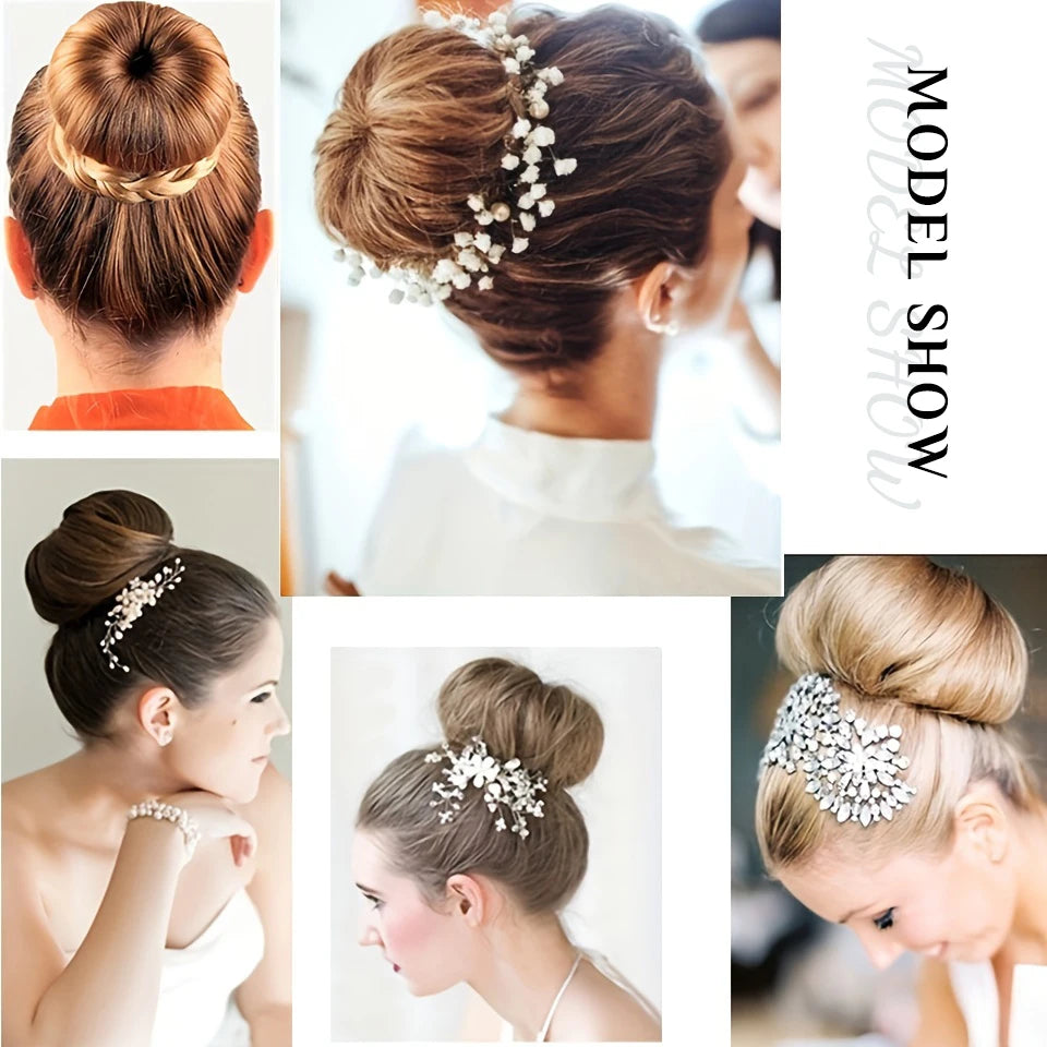 Messy Bun Hair Extension with Elastic Band