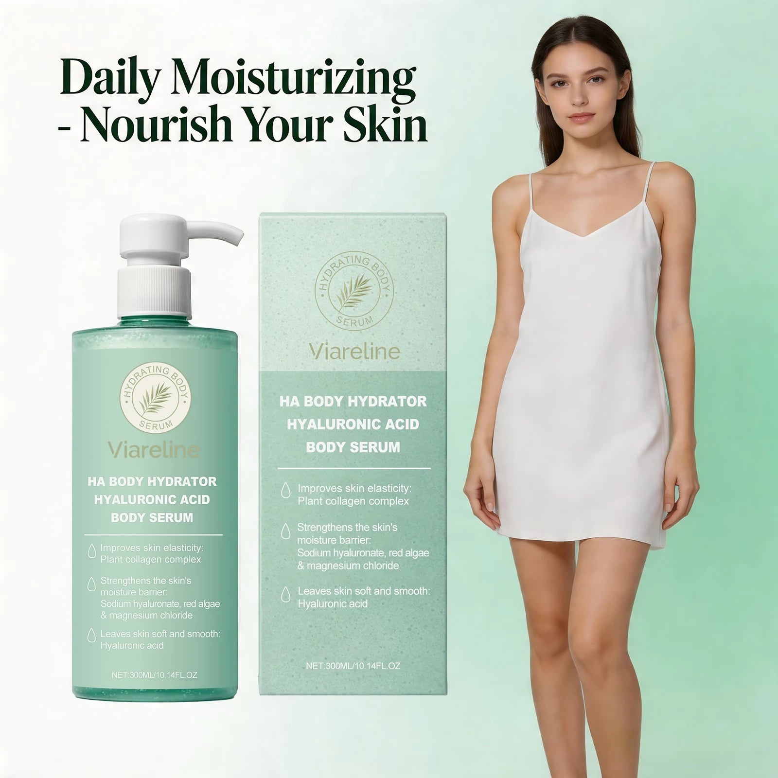 Hyaluronic Acid Body Serum for Deep Hydration and Smooth Skin - 4